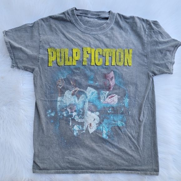 Pulp Fiction Gray Tshirt Size Medium - Picture 1 of 6